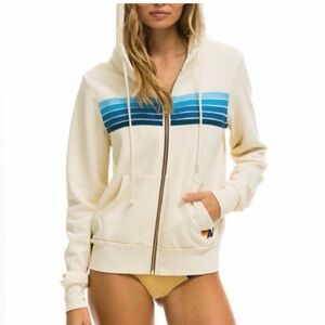 Aviator Nation 5 stripe hoodie